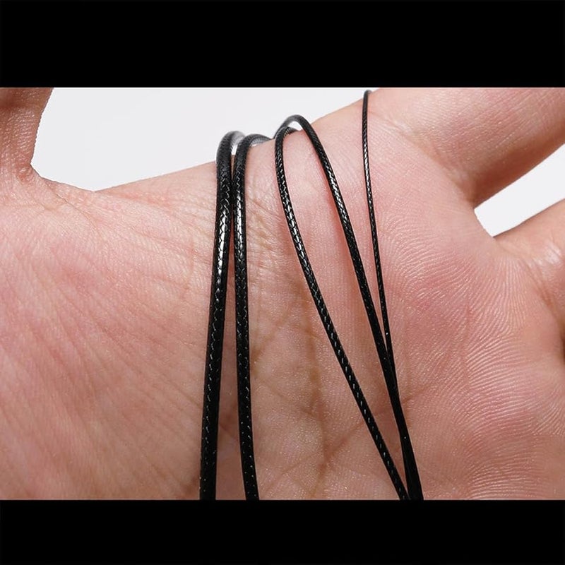 Red Wax Coated Polyester Cord 160 Meters Long 0 5mm Thick Embroidery Floss Thread For Jewelry Making - Image 5